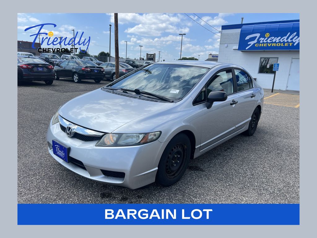 Alabaster Silver Metallic 2011 Honda Civic Sedan Front-Wheel Drive 5-Speed Automatic