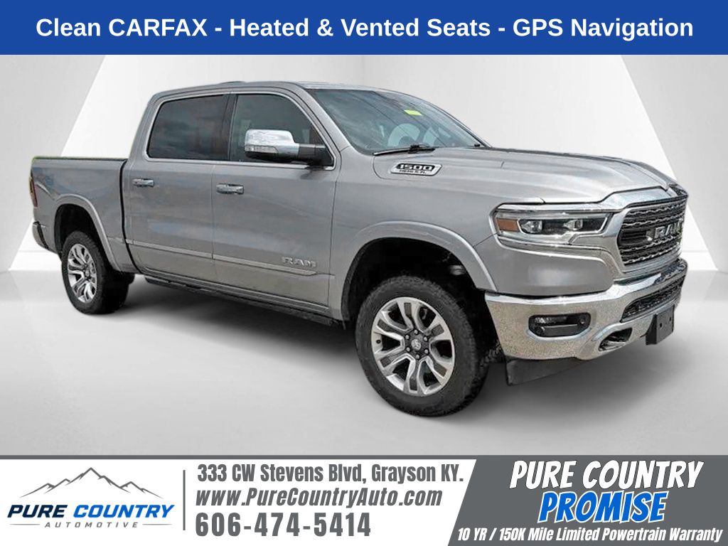 Billet Silver Metallic Clearcoat 2022 RAM 1500 Pickup Truck Four-Wheel Drive 8-Speed Automatic