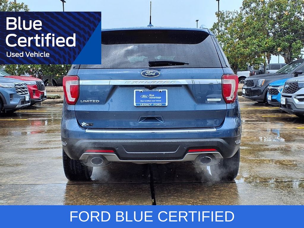 2019 Ford Explorer Limited Blue at Baytown Hyundai