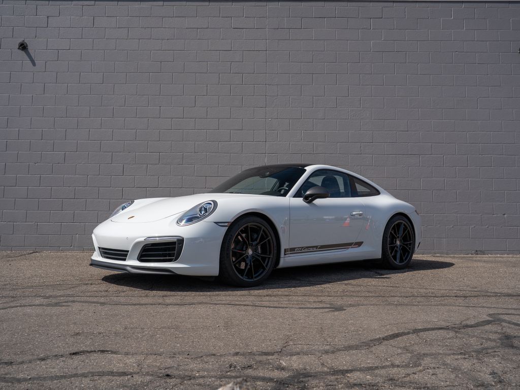White 2019 Porsche 911 Carrera T Coupe RWD Coupe Rear-Wheel Drive 7-Speed Automatic