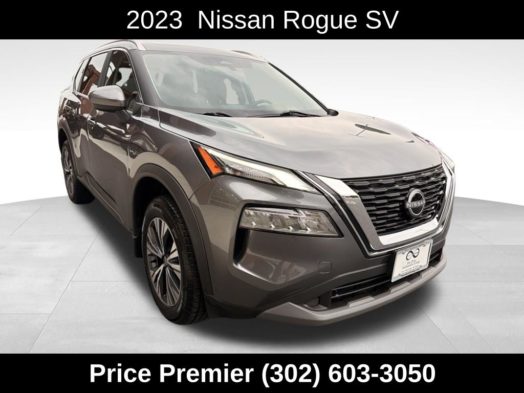 Gray (Gun Metallic) 2023 Nissan Rogue SUV / Crossover All-Wheel Drive Continuously Variable Transmission