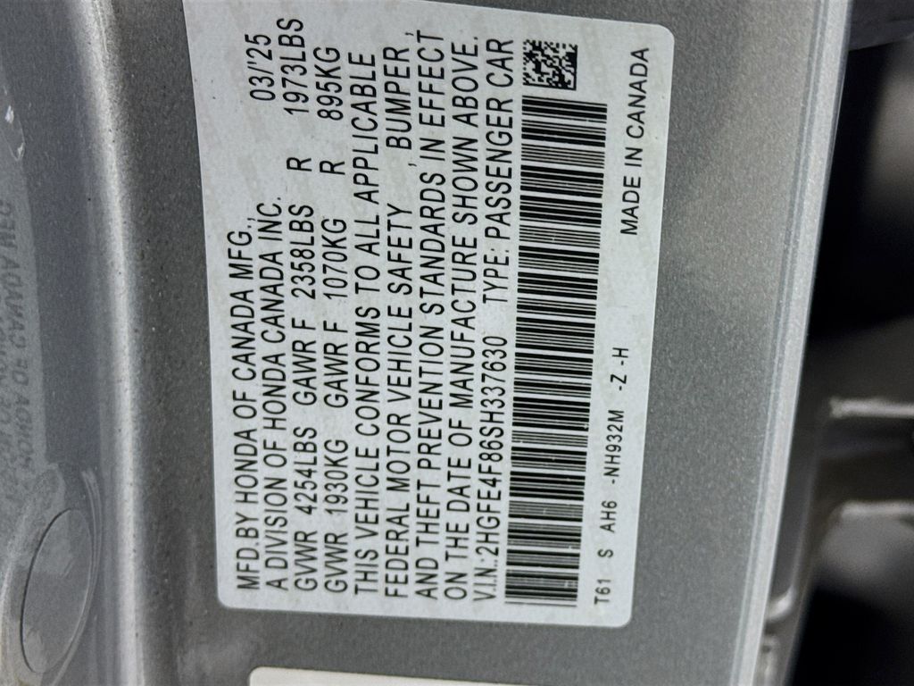 Used Car 2025 Honda Civic Hybrid  Sport For Sale Under $30,000 In Austin, Texas