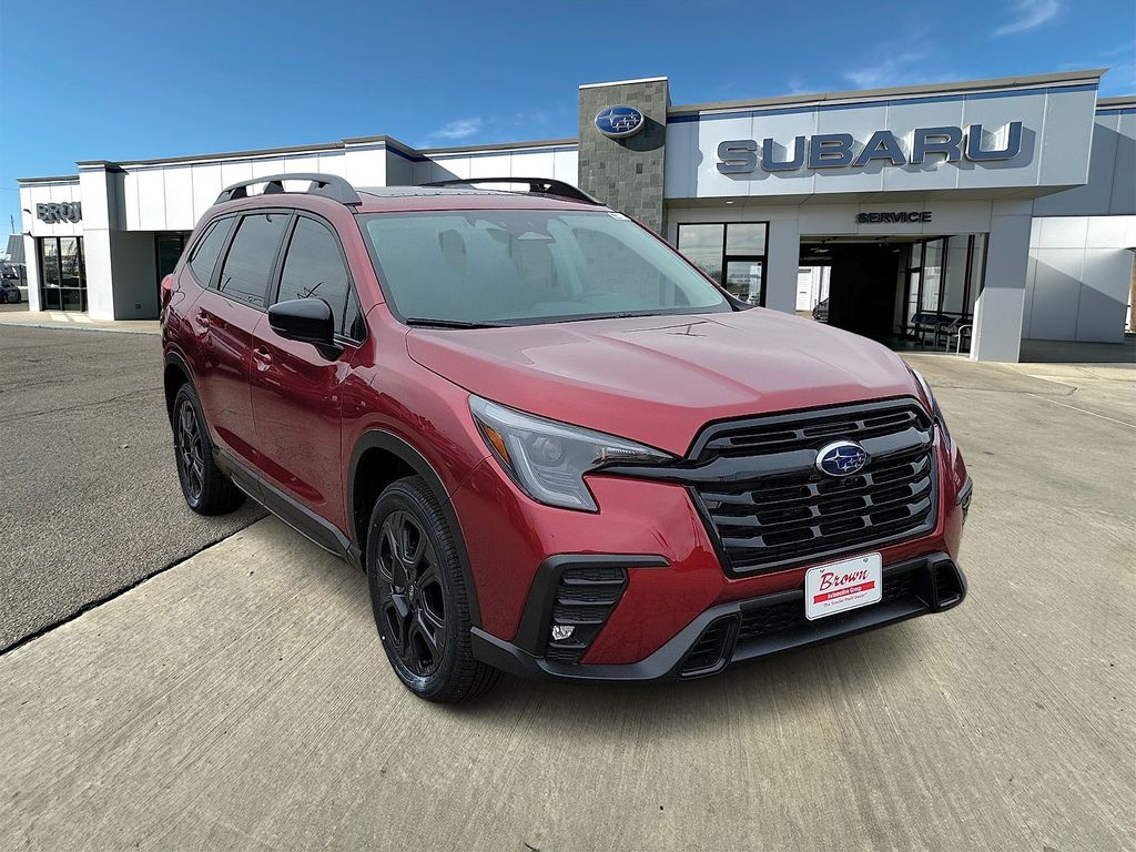 2026 Subaru Ascent Onyx Edition Touring Red at Brown Buick GMC