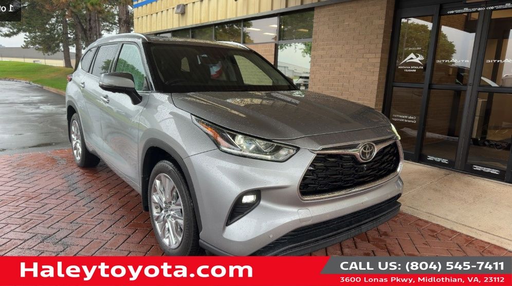 Celestial Silver Metallic 2024 Toyota Highlander SUV / Crossover All-Wheel Drive 8-Speed Automatic
