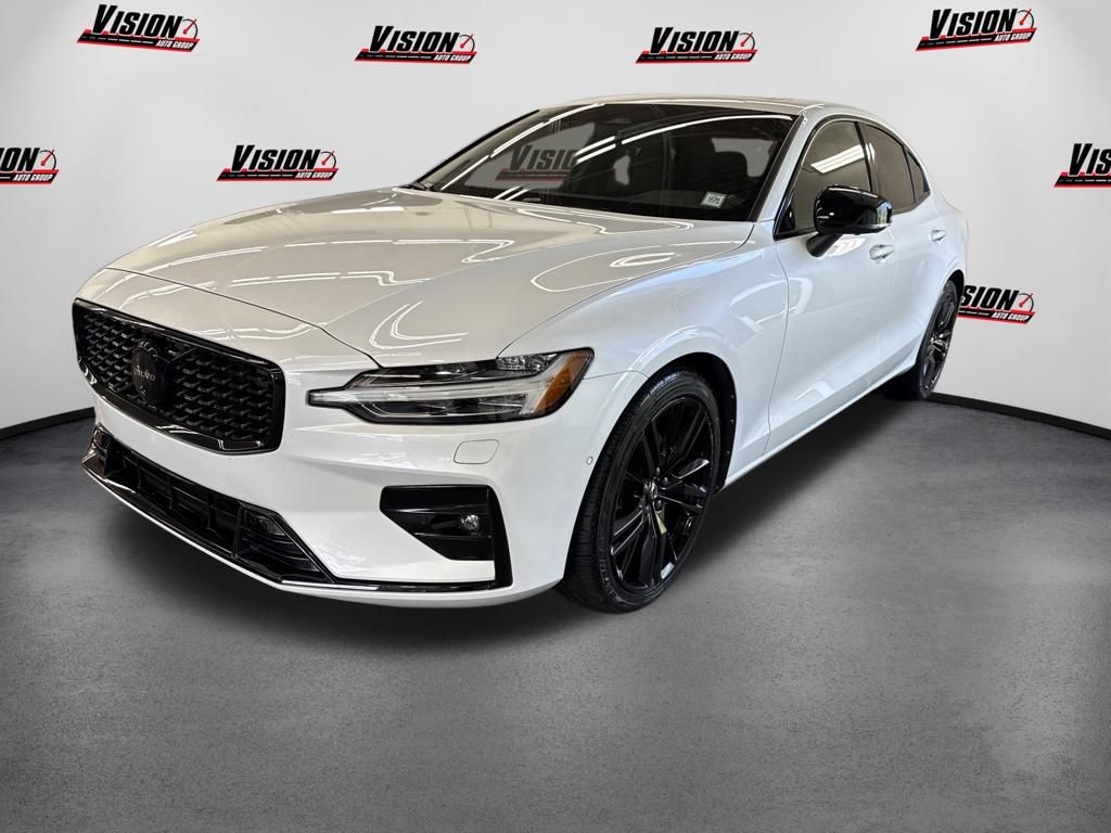 Crystal White 2024 Volvo S60 Sedan All-Wheel Drive Automatic