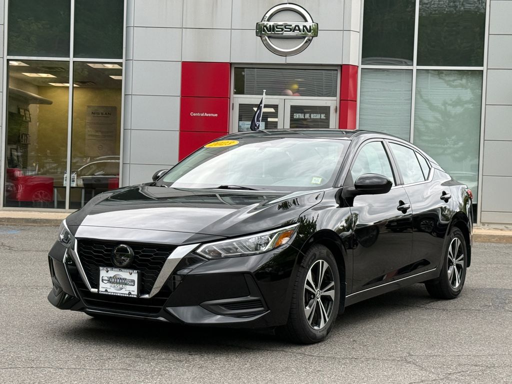 Super Black 2023 Nissan Sentra Sedan Front-Wheel Drive Continuously Variable Transmission
