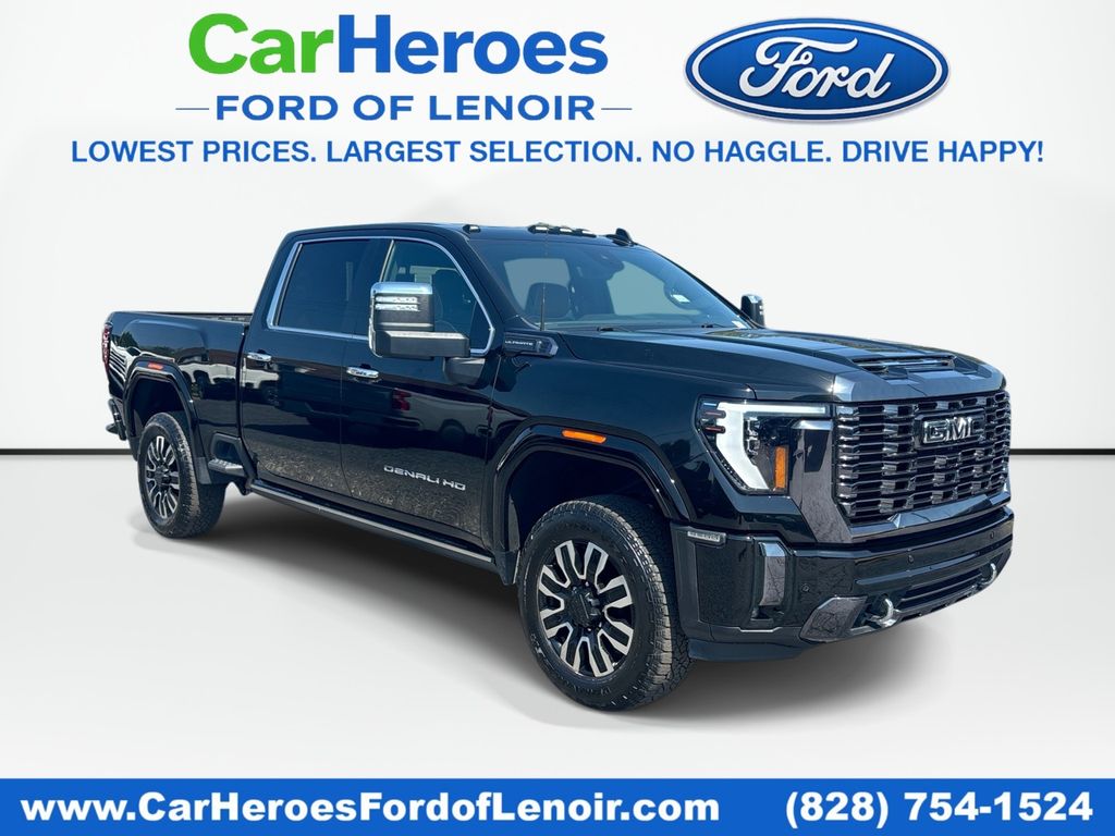 Onyx Black 2024 GMC Sierra 3500HD Pickup Truck Four-Wheel Drive Automatic
