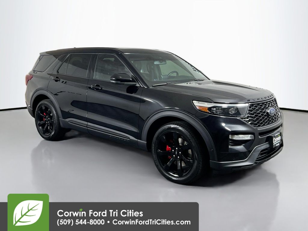 Agate Black Metallic 2020 Ford Explorer ST AWD SUV / Crossover All-Wheel Drive Automatic