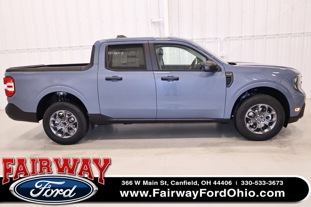 Blue (Azure Gray Metallic Tri-Coat) 2026 Ford Maverick XLT SuperCrew FWD Pickup Truck Front-Wheel Drive 8-Speed Automatic