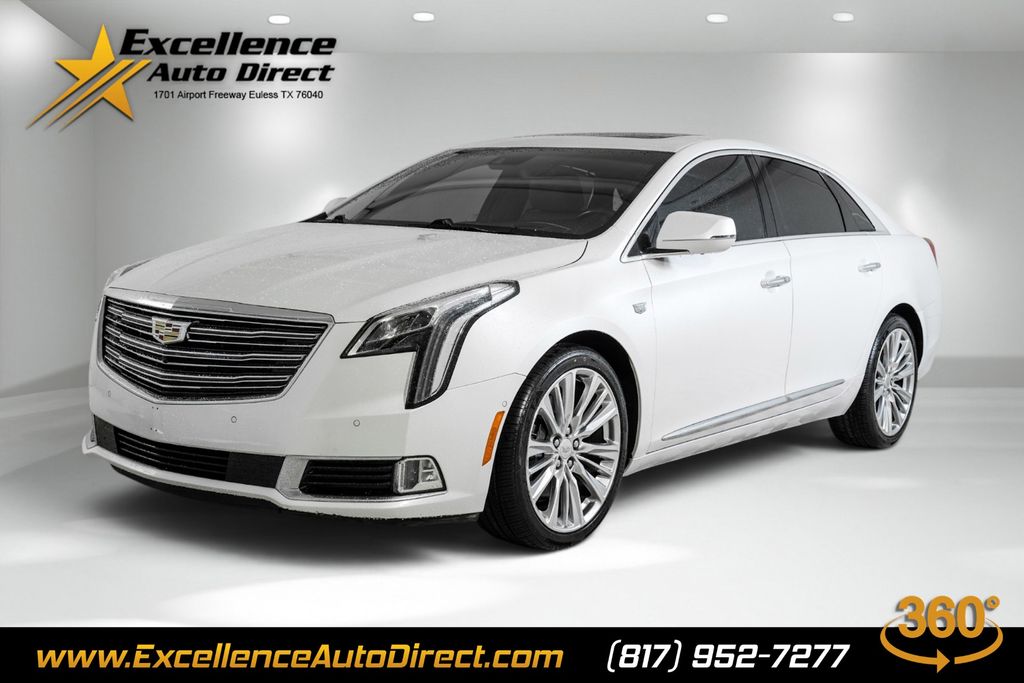 Crystal White Tricoat 2018 Cadillac XTS Platinum FWD Sedan Front-Wheel Drive 6-Speed Automatic