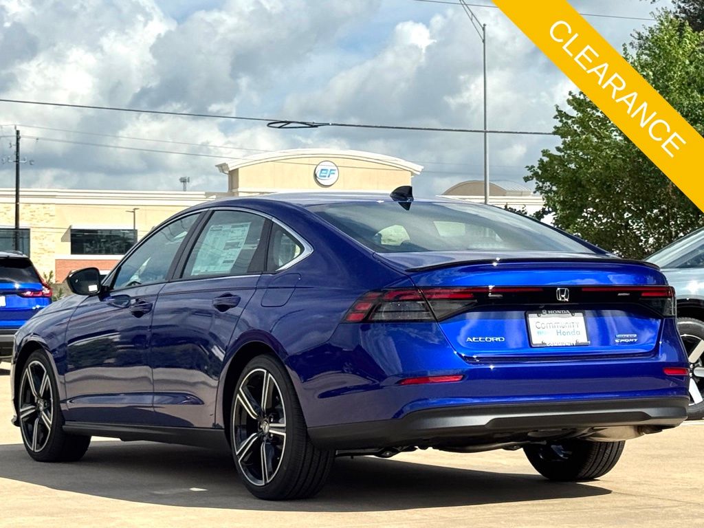 2025 Honda Accord Hybrid Sport Blue at Classic Honda Galveston