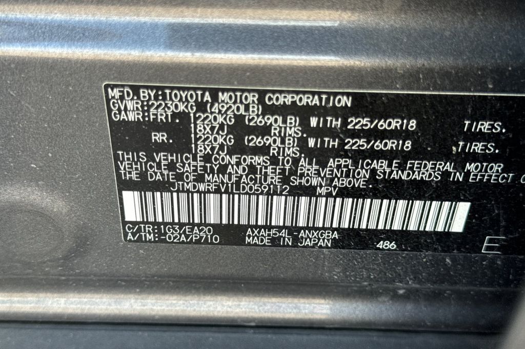 Certified Used 2020 Gray Toyota Limited image 37