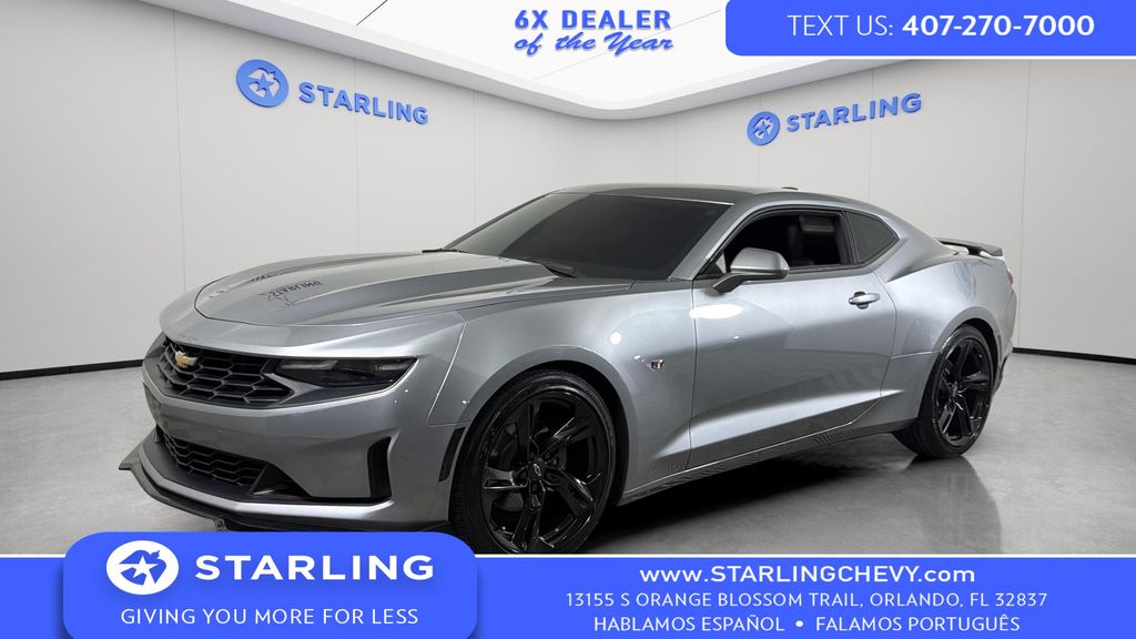 Sharkskin Metallic 2023 Chevrolet Camaro Coupe Rear-Wheel Drive 8-Speed Automatic