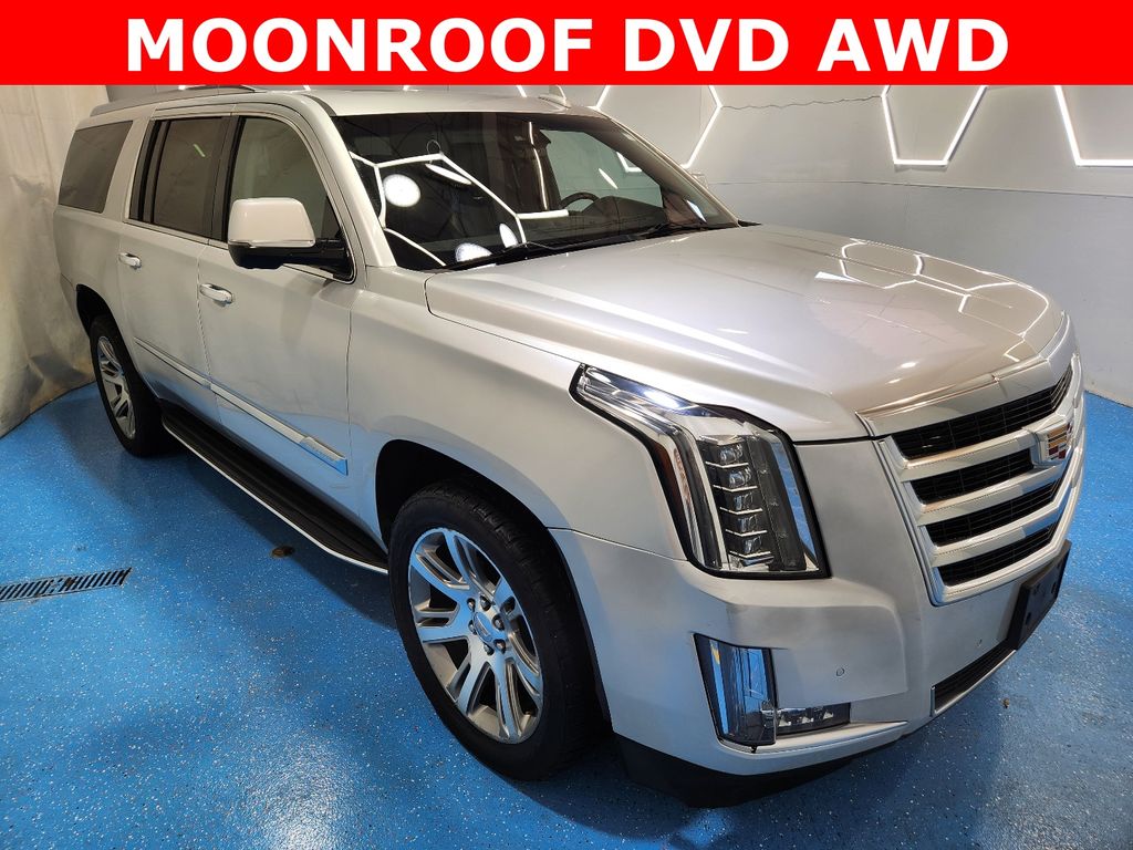 Radiant Silver Metallic 2015 Cadillac Escalade ESV Luxury 4WD SUV / Crossover Four-Wheel Drive 8-Speed Automatic