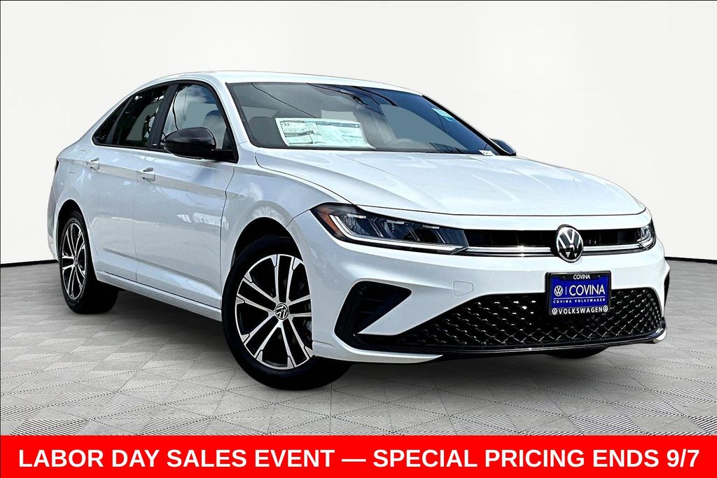 White 2026 Volkswagen Jetta Sedan Front-Wheel Drive 8-Speed Automatic