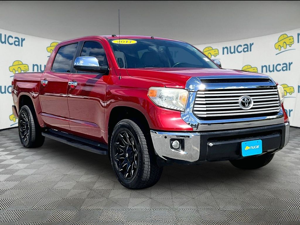 Barcelona Red Metallic 2017 Toyota Tundra Pickup Truck 4X2 6-Speed Automatic Overdrive