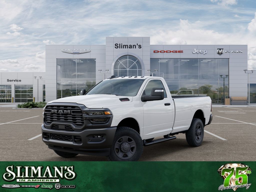 Bright White Clearcoat 2026 RAM 2500 Tradesman LB 4WD Pickup Truck Four-Wheel Drive 8-Speed Automatic
