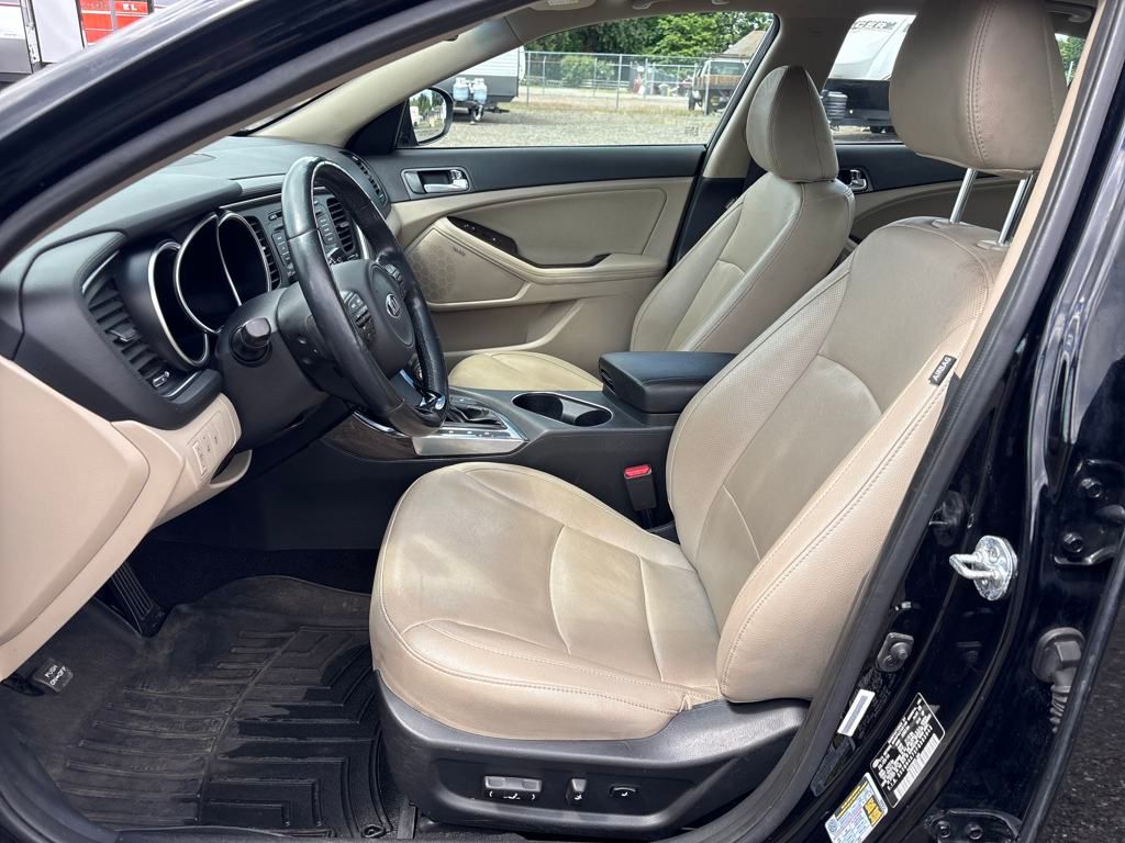 2015 Ebony Black Kia Optima EX FWD Sedan