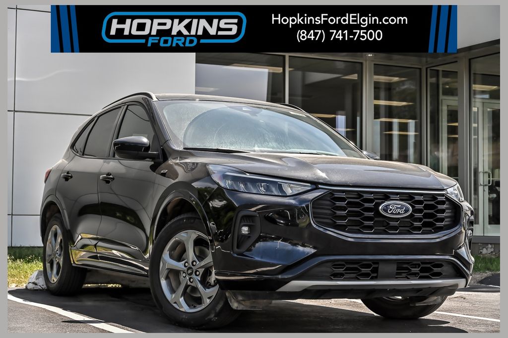 Black Metallic 2023 Ford Escape SUV / Crossover All-Wheel Drive 8-Speed Automatic