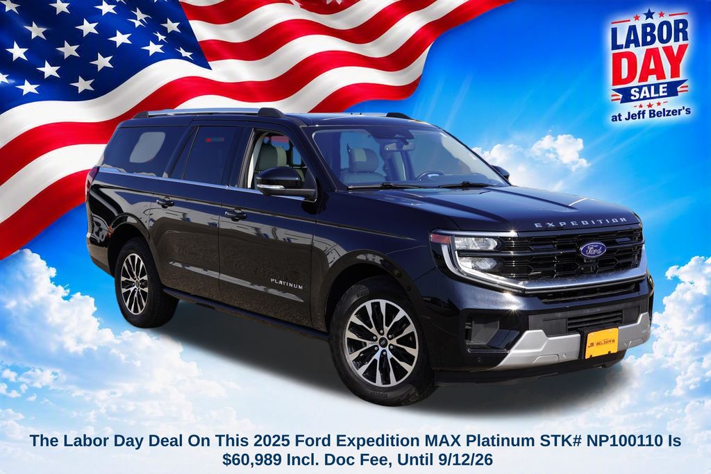 Black Metallic 2025 Ford Expedition SUV / Crossover Four-Wheel Drive Automatic