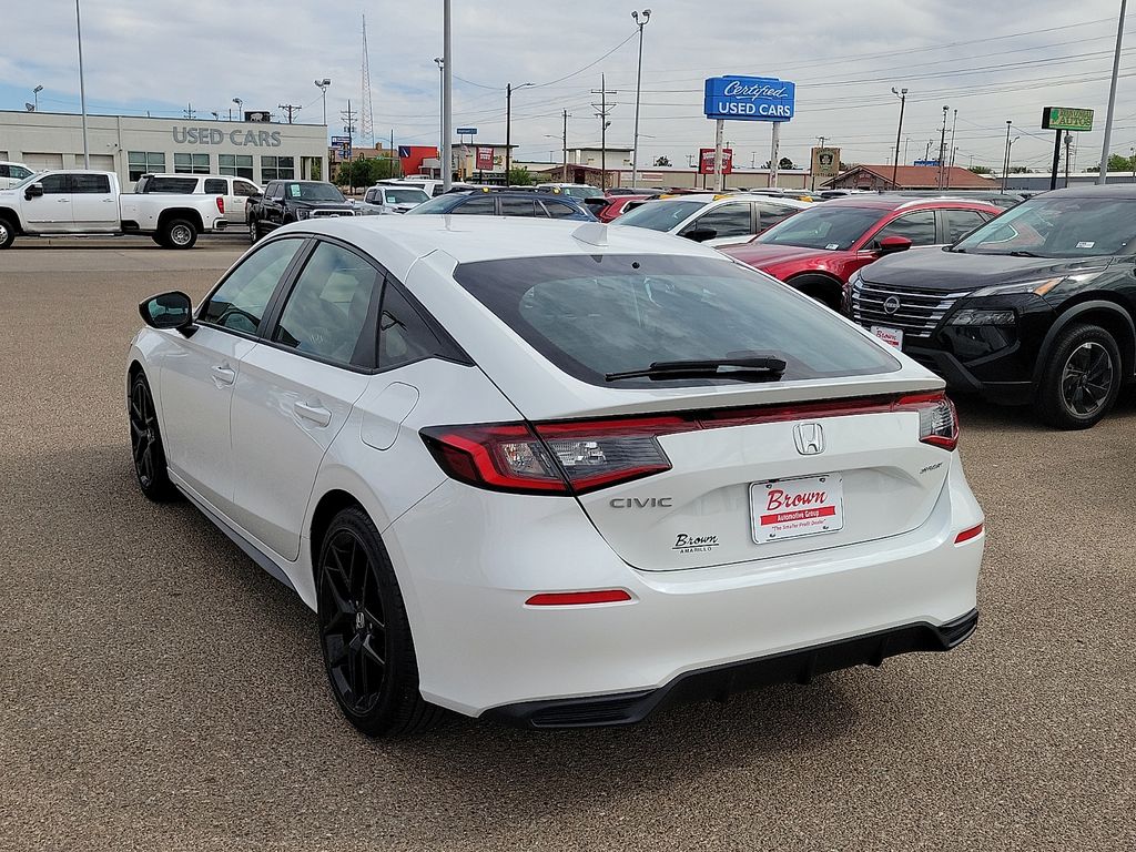 2025 Honda Civic Sport White at Brown Honda