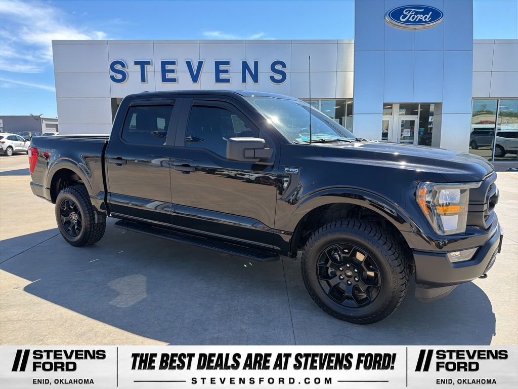 Black Metallic 2023 Ford F-150 Pickup Truck Four-Wheel Drive Automatic