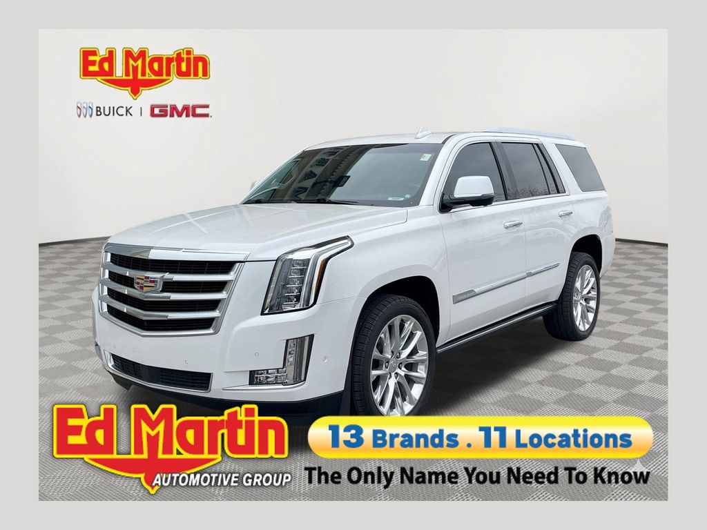Crystal White 2018 Cadillac Escalade Premium Luxury 4WD SUV / Crossover Four-Wheel Drive