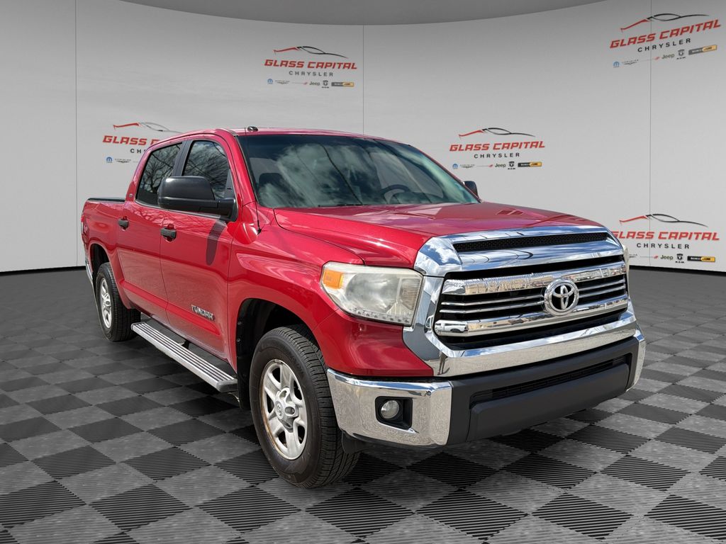 Radiant Red 2016 Toyota Tundra SR5 CrewMax 4.6L Pickup Truck 4X2 6-Speed Automatic Overdrive