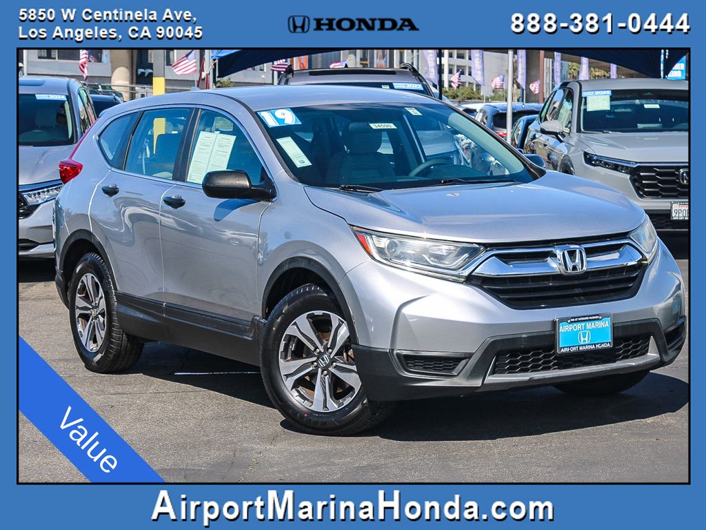 LUNAR SILVER METALLIC 2019 Honda CR-V LX FWD SUV / Crossover Front-Wheel Drive Continuously Variable Transmission