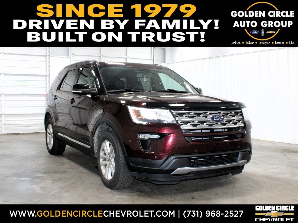 Red (Burgundy Velvet Metallic Tinted Clearcoat) 2018 Ford Explorer XLT AWD SUV / Crossover All-Wheel Drive 6-Speed Automatic