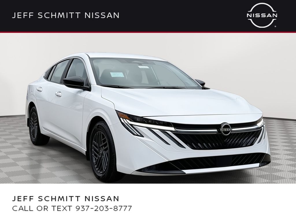 White (Fresh Powder) 2026 Nissan Sentra SV FWD Sedan Front-Wheel Drive Continuously Variable Transmission