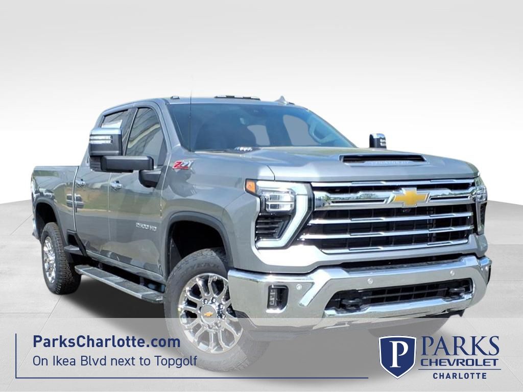 Sterling Gray Metallic 2026 Chevrolet Silverado 2500HD LTZ Crew Cab 4WD Pickup Truck Four-Wheel Drive Automatic