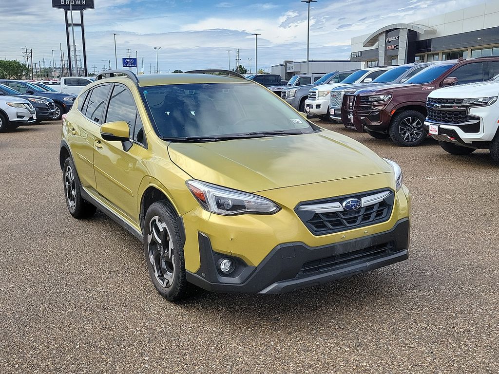 2022 Subaru Crosstrek Limited Yellow at Brown Honda