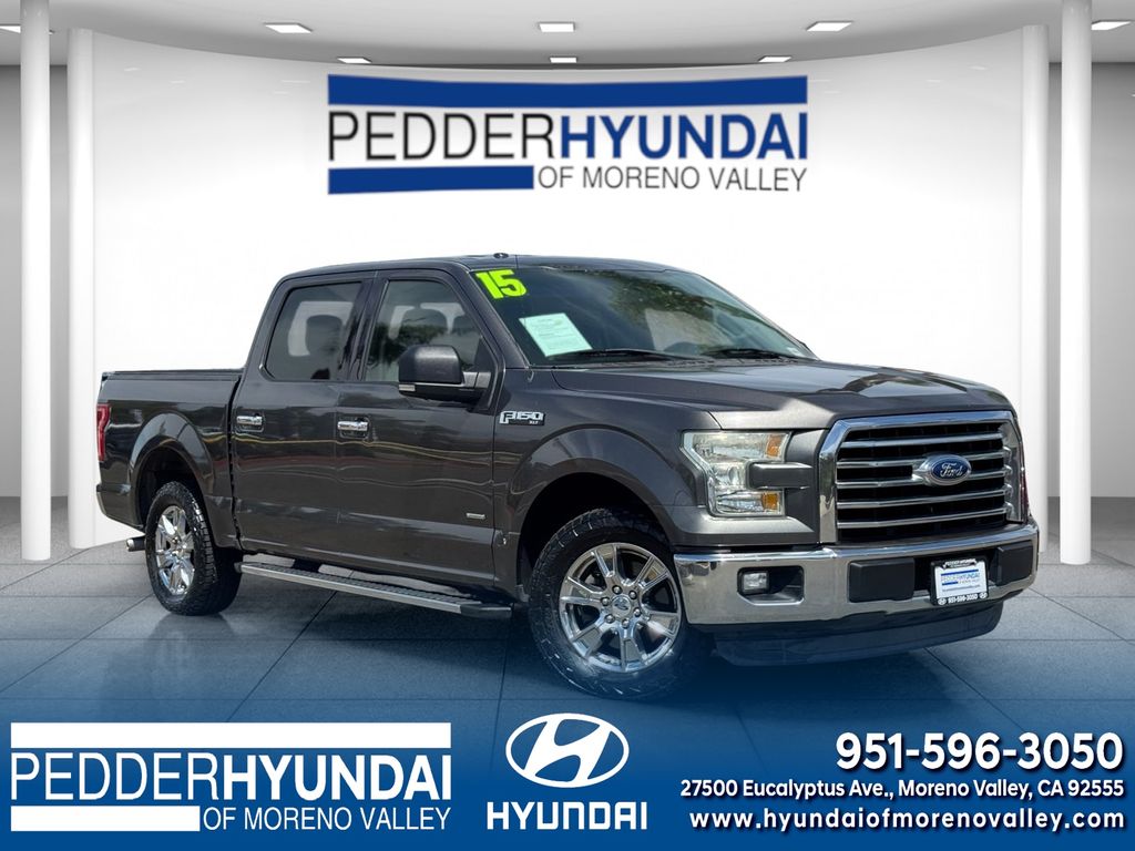 Gray (Magnetic Metallic) 2015 Ford F-150 Pickup Truck 4X2 6-Speed Automatic