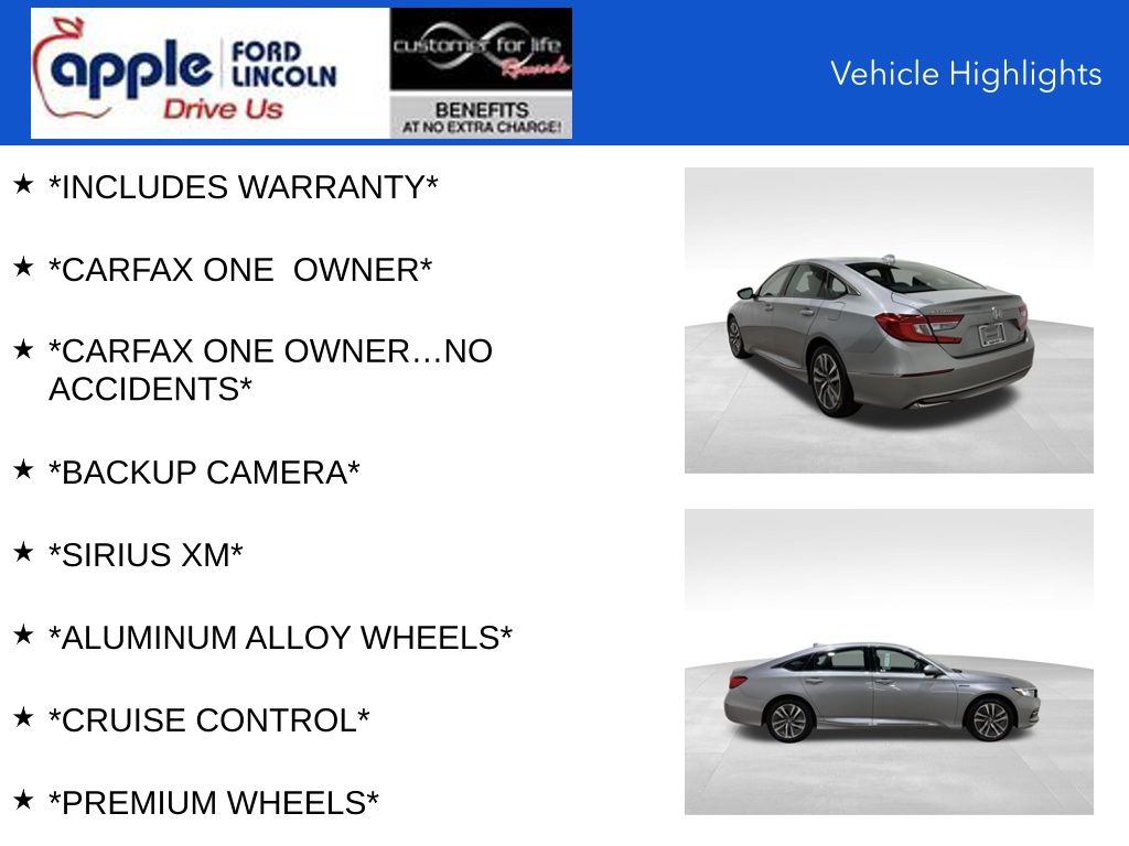 2020 Honda Accord Hybrid EX