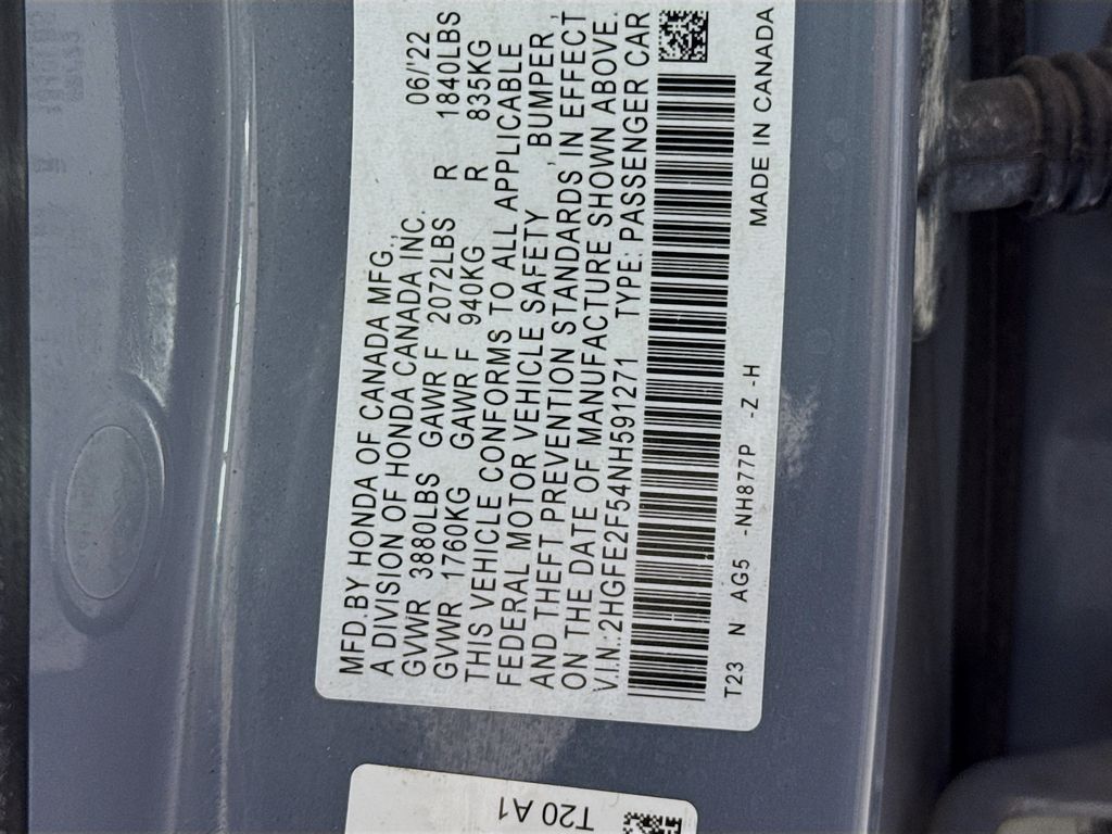 Used Car 2022 Honda Civic  Sport For Sale Under $25,000 In Austin, Texas