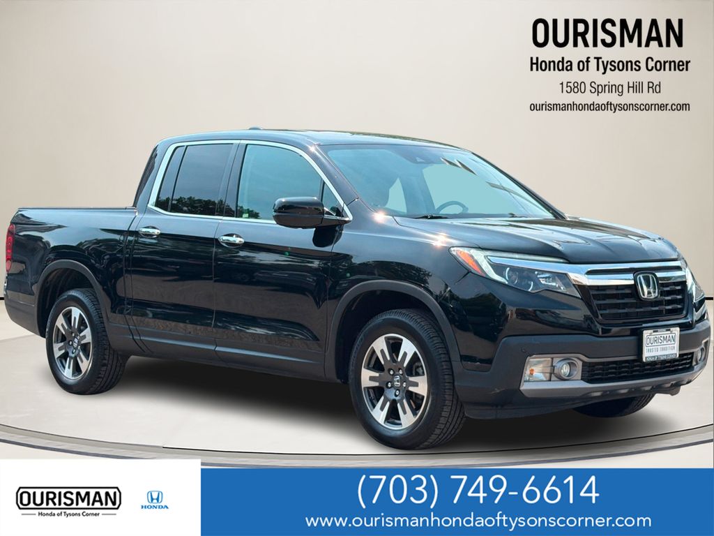 Crystal Black 2019 Honda Ridgeline Pickup Truck All-Wheel Drive 6-Speed Automatic