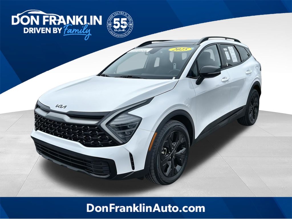 Glacial White Pearl 2025 Kia Sportage X-Line AWD SUV / Crossover All-Wheel Drive 8-Speed Automatic