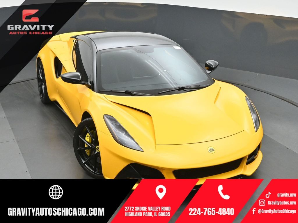 Hethel Yellow 2024 Lotus Emira Coupe Rear-Wheel Drive 8-Speed Dual Clutch