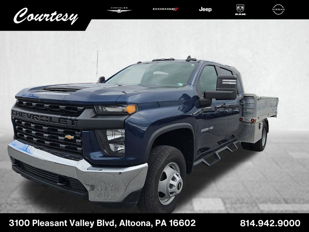 Northsky Blue Metallic 2022 Chevrolet Silverado 3500HD Pickup Truck Four-Wheel Drive 6-Speed Automatic