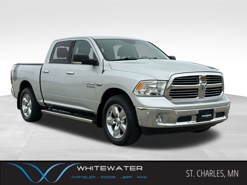 Bright Silver Clearcoat Metallic 2016 RAM 1500 Pickup Truck Four-Wheel Drive 8-Speed Automatic