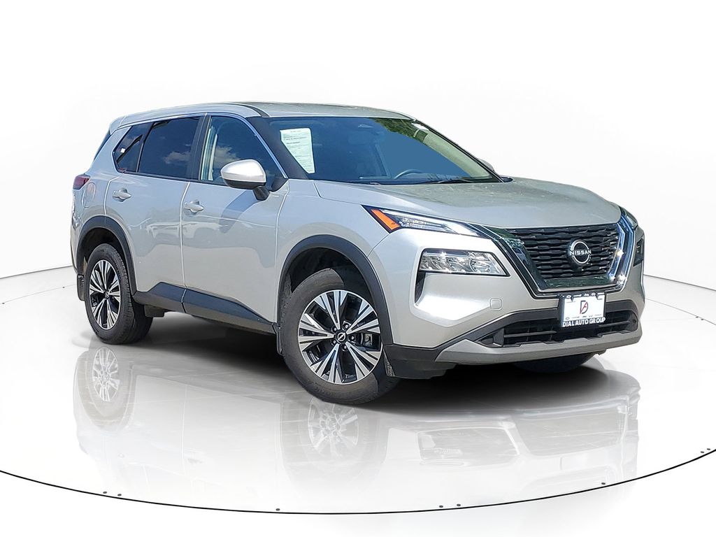 Brilliant Silver Metallic 2023 Nissan Rogue SV AWD SUV / Crossover All-Wheel Drive Continuously Variable Transmission