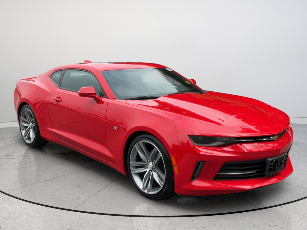 Red Hot 2018 Chevrolet Camaro Coupe Rear-Wheel Drive 8-Speed Automatic