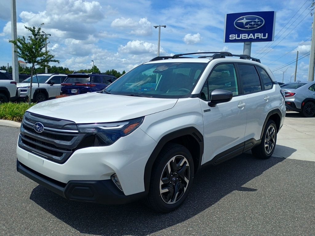 White 2026 Subaru Forester Hybrid SUV / Crossover All-Wheel Drive Continuously Variable Transmission
