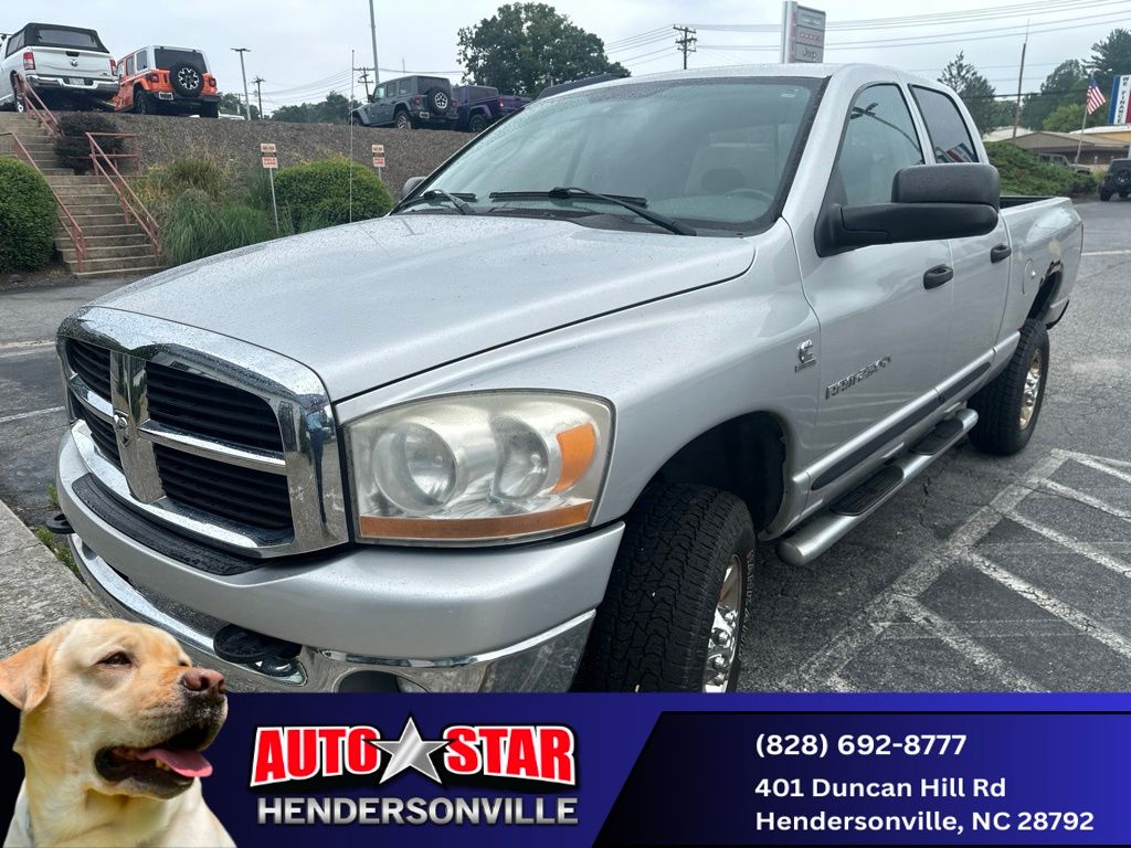 Bright Silver Metallic 2006 Dodge RAM 2500 Pickup Truck Four-Wheel Drive 4-Speed Automatic
