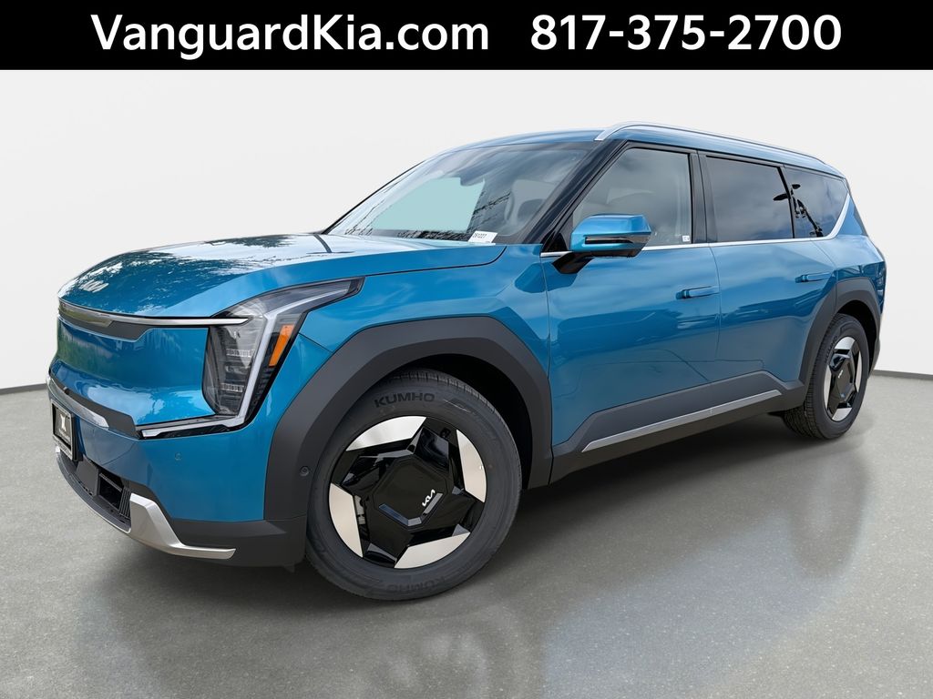 Ocean Blue 2026 Kia EV9 Wind AWD SUV / Crossover All-Wheel Drive 1-Speed Automatic