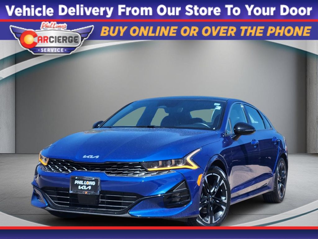 Sapphire Blue 2024 Kia K5 Sedan Front-Wheel Drive 8-Speed Automatic