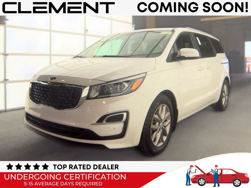 Snow White Pearl 2021 Kia Sedona Minivan Front-Wheel Drive 8-Speed Automatic