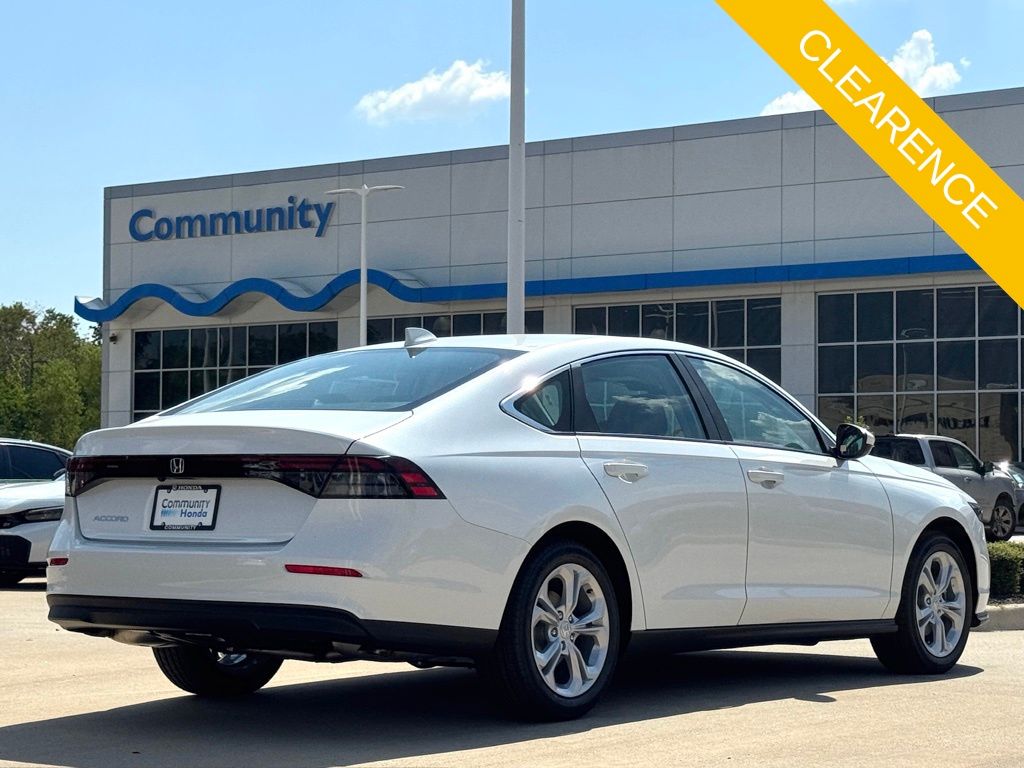 2025 Honda Accord LX White at Community Honda