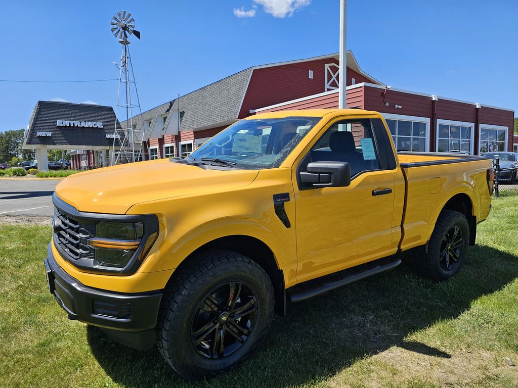 Yellow 2026 Ford F-150 XL Regular Cab 4WD Pickup Truck Four-Wheel Drive Automatic